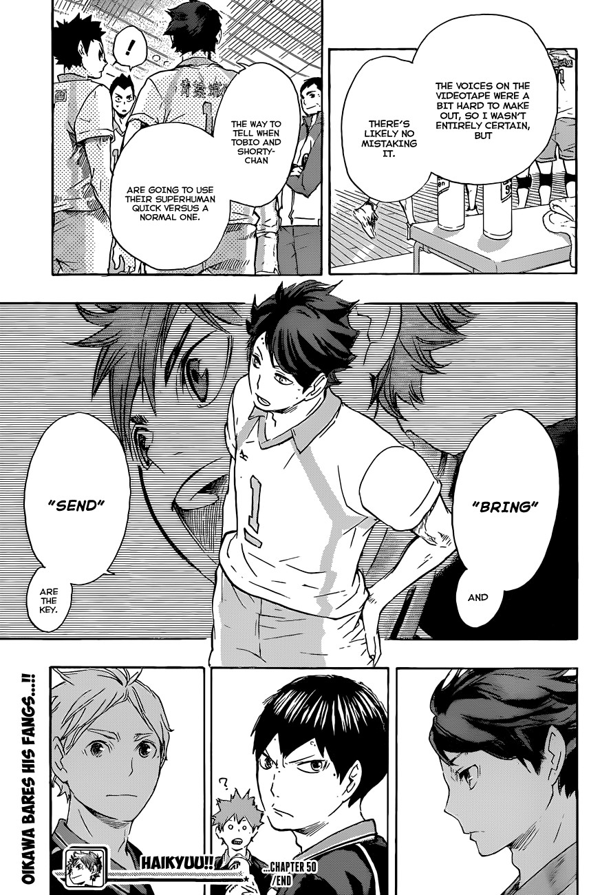 Haikyuu!! chapter 50 page 21