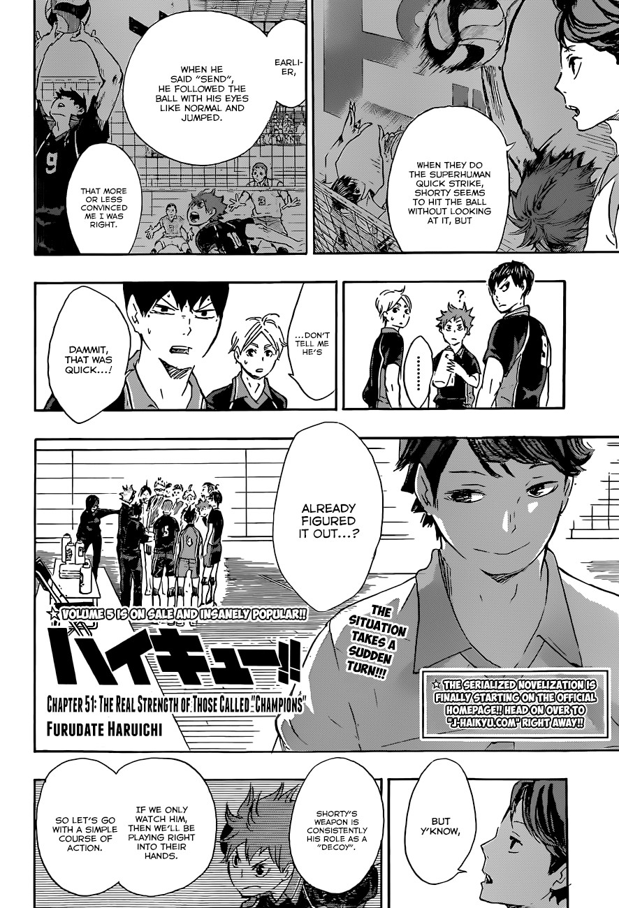 Haikyuu!! chapter 51 page 4