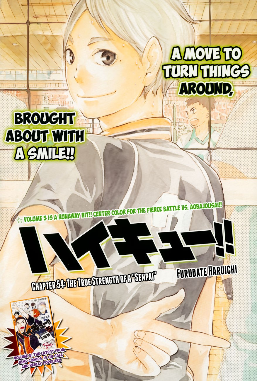 Haikyuu!! chapter 54 page 2