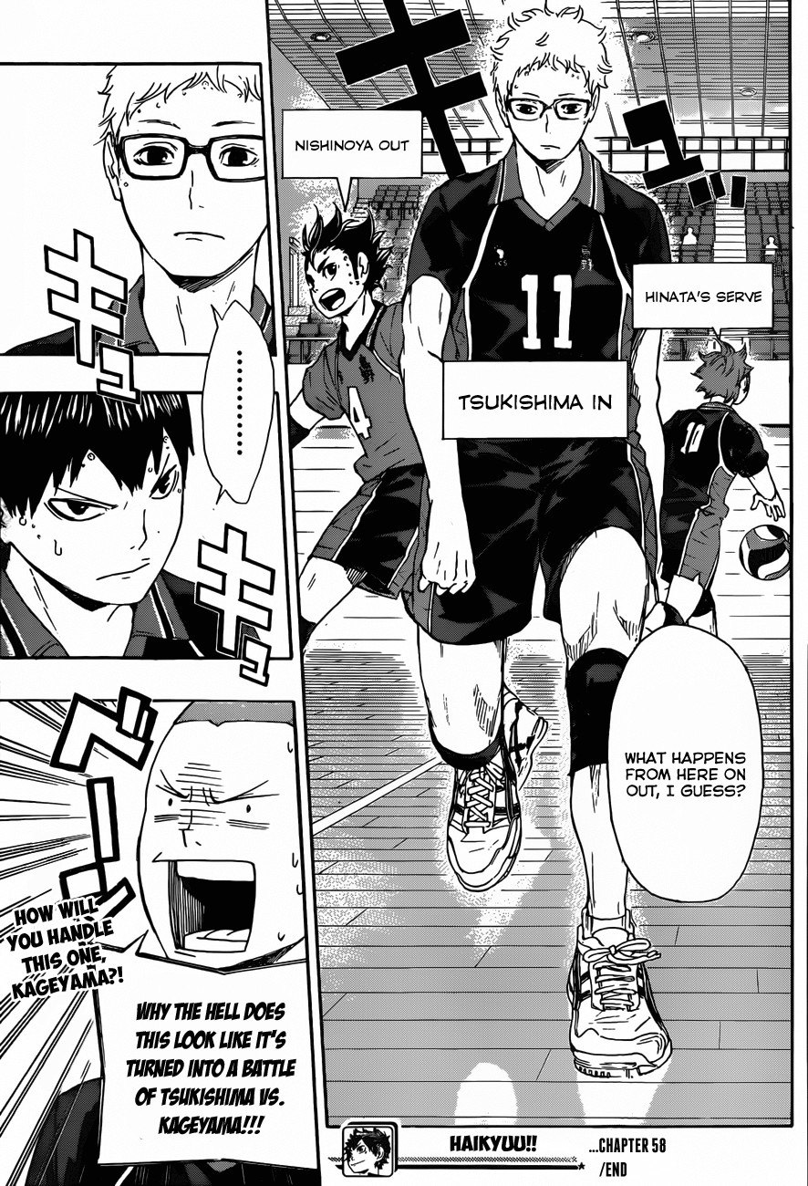 Haikyuu!! chapter 58 page 18