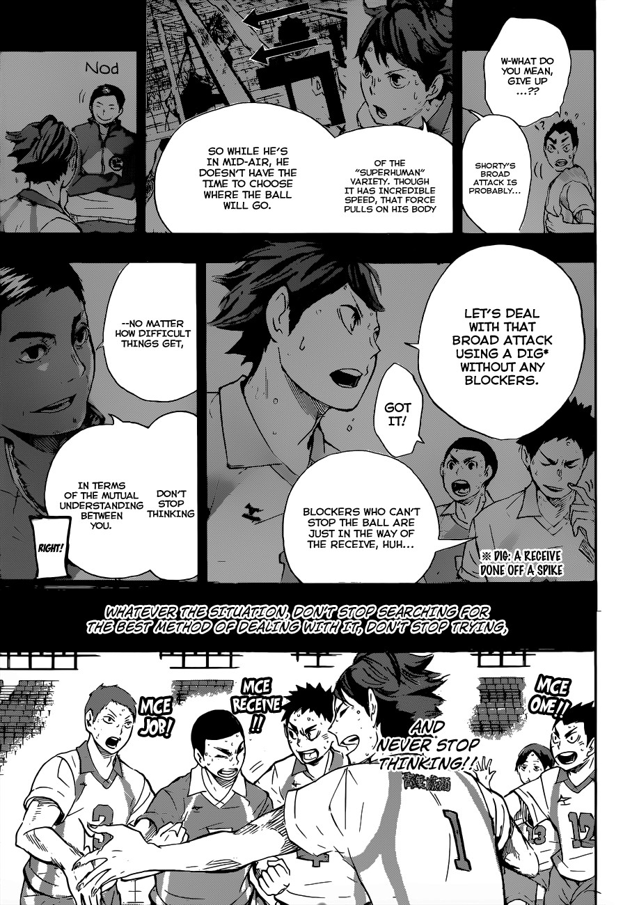 Haikyuu!! chapter 63 page 9
