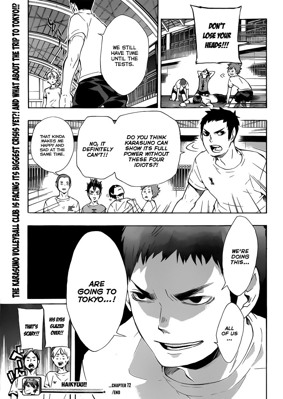 Haikyuu!! chapter 72 page 19