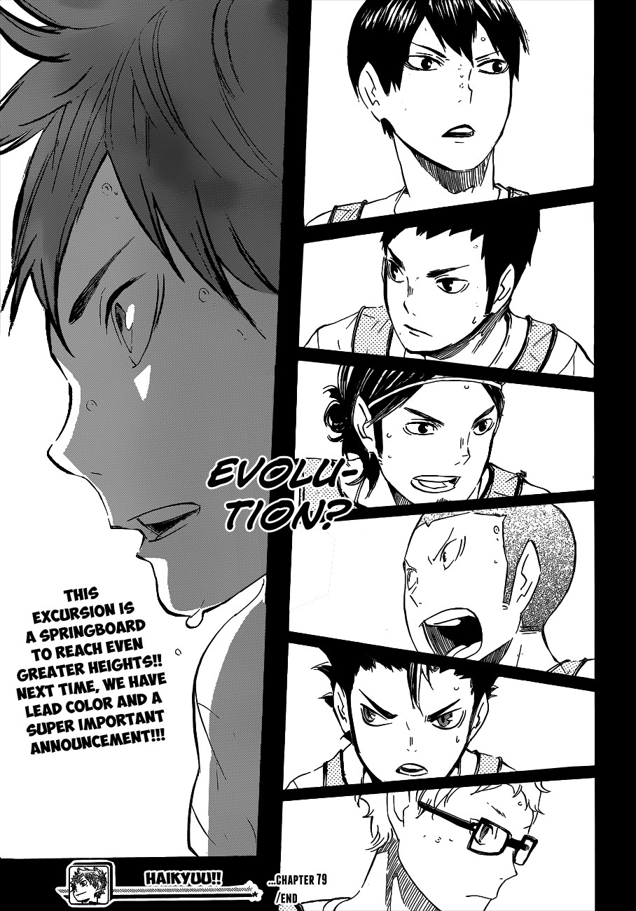 Haikyuu!! chapter 79 page 19