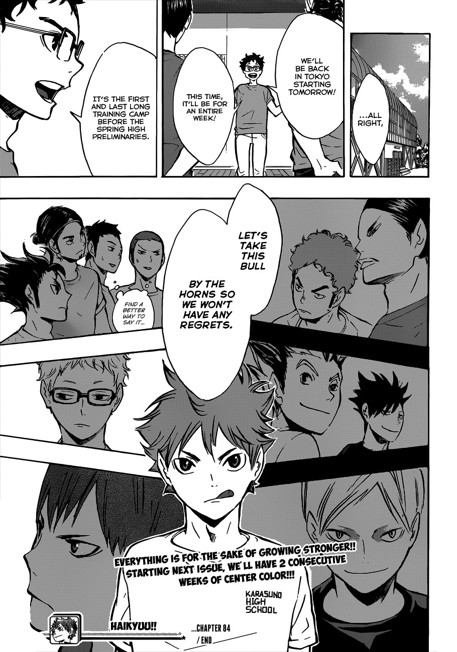 Haikyuu!! chapter 84 page 20