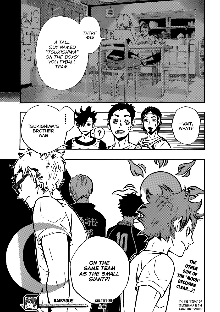 Haikyuu!! chapter 86 page 21