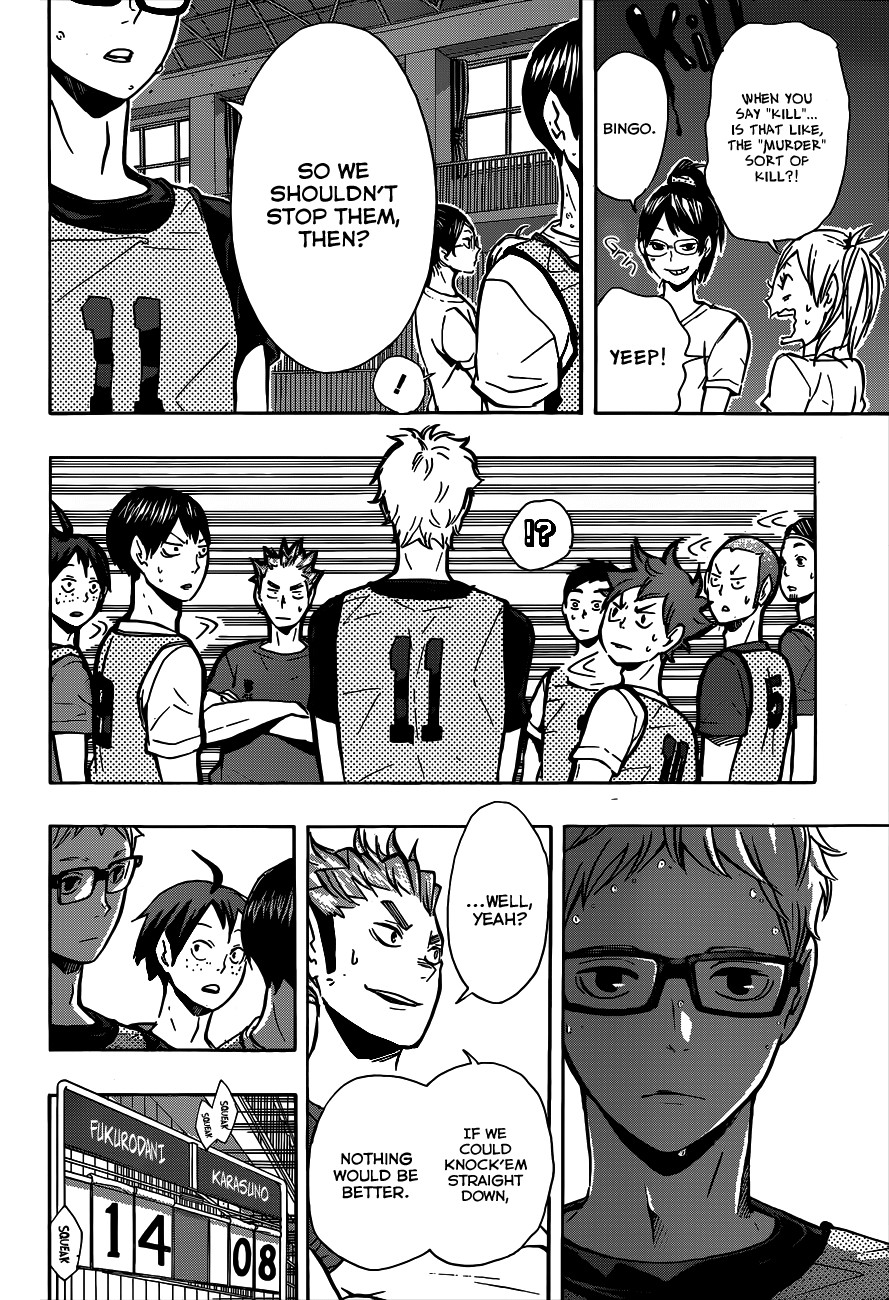 Haikyuu!! chapter 89 page 14