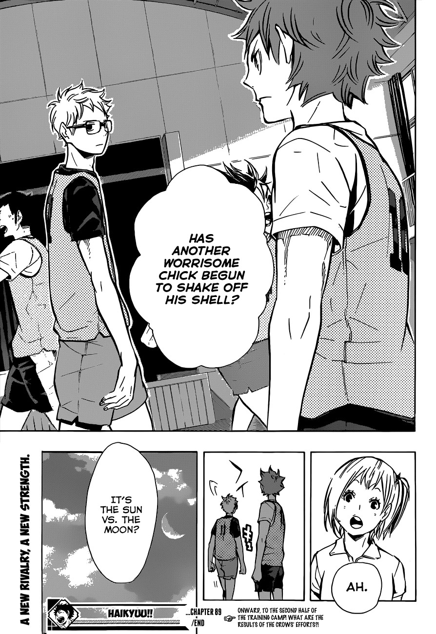 Haikyuu!! chapter 89 page 18