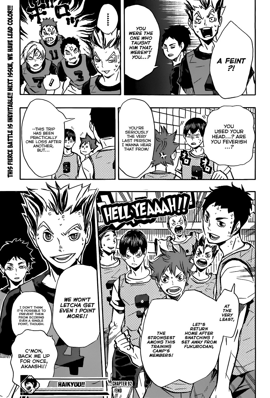 Haikyuu!! chapter 92 page 19