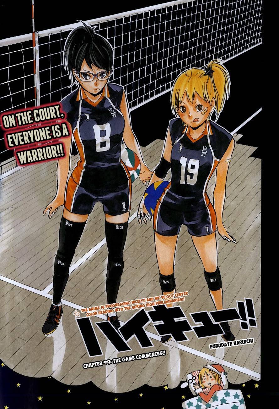 Haikyuu!! chapter 99 page 2