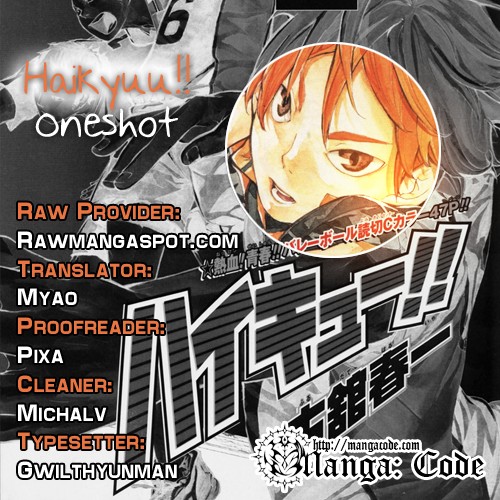 Haikyuu!! chapter 0 page 1