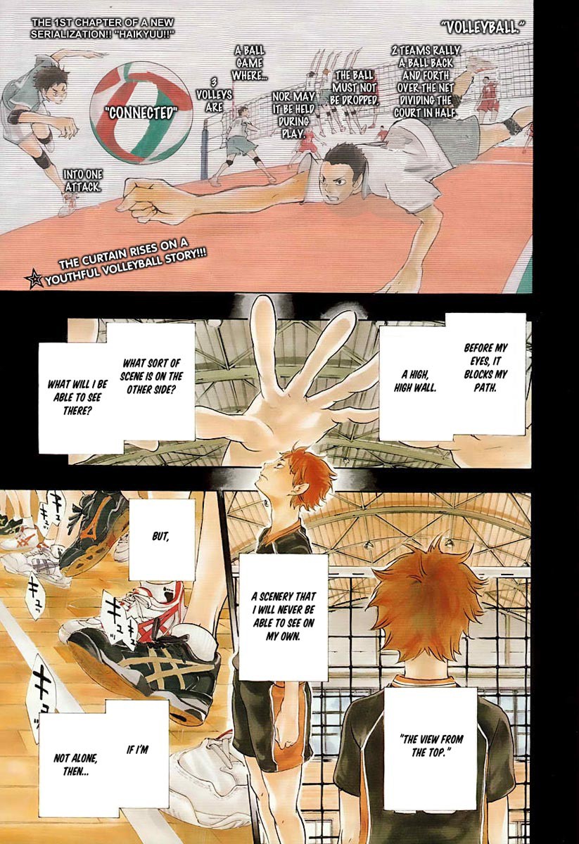 Haikyuu!! chapter 1 page 4