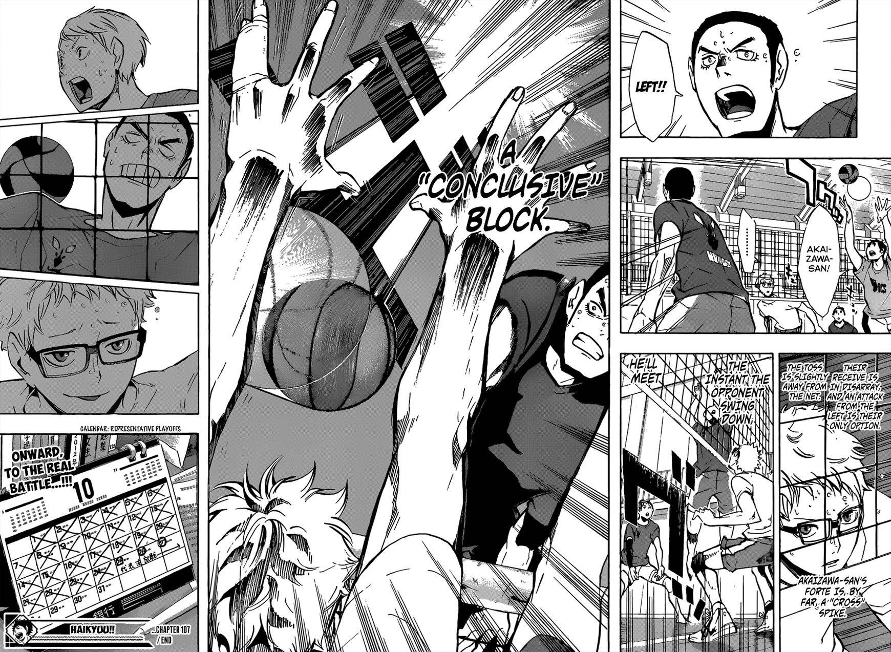 Haikyuu!! chapter 107 page 18