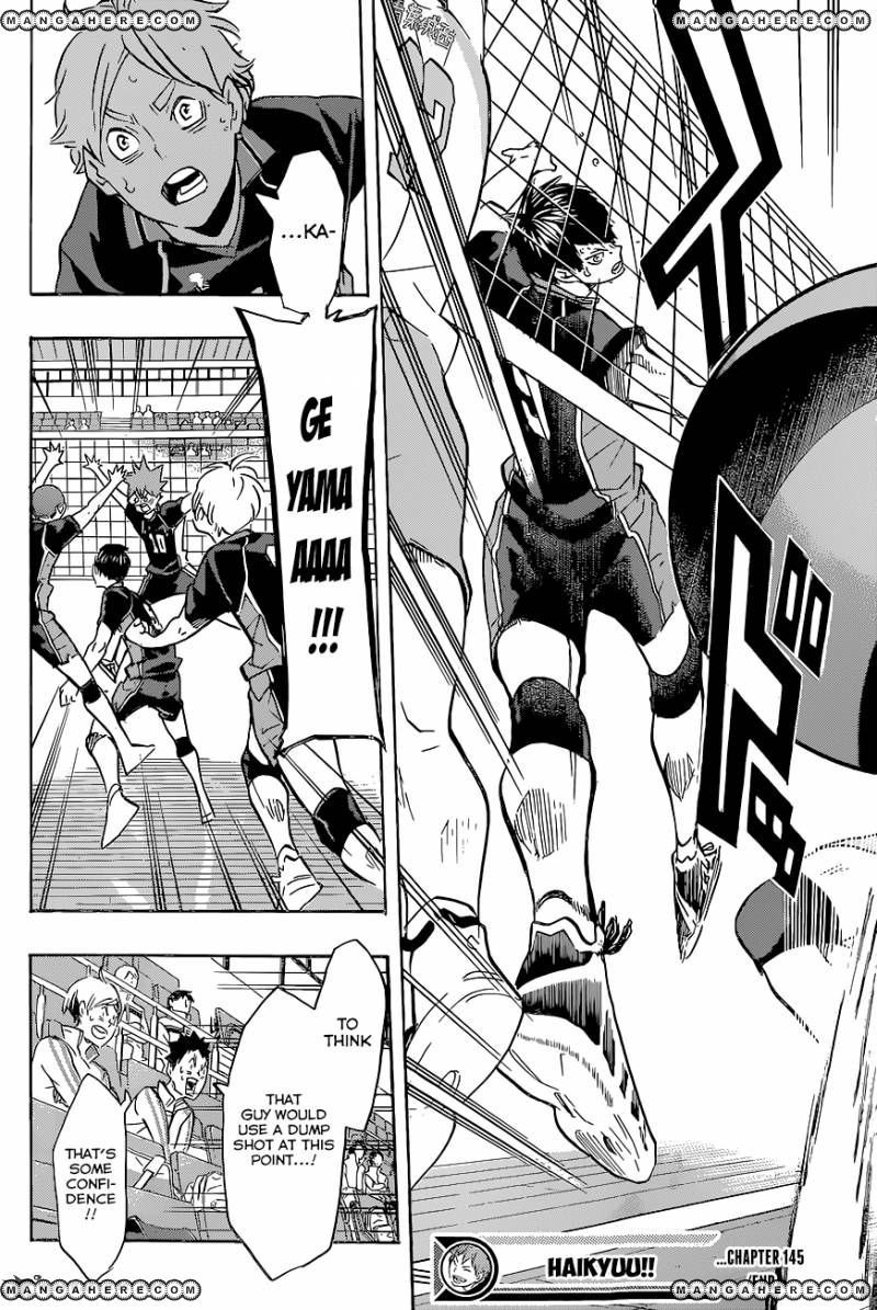 Haikyuu!! chapter 145 page 17