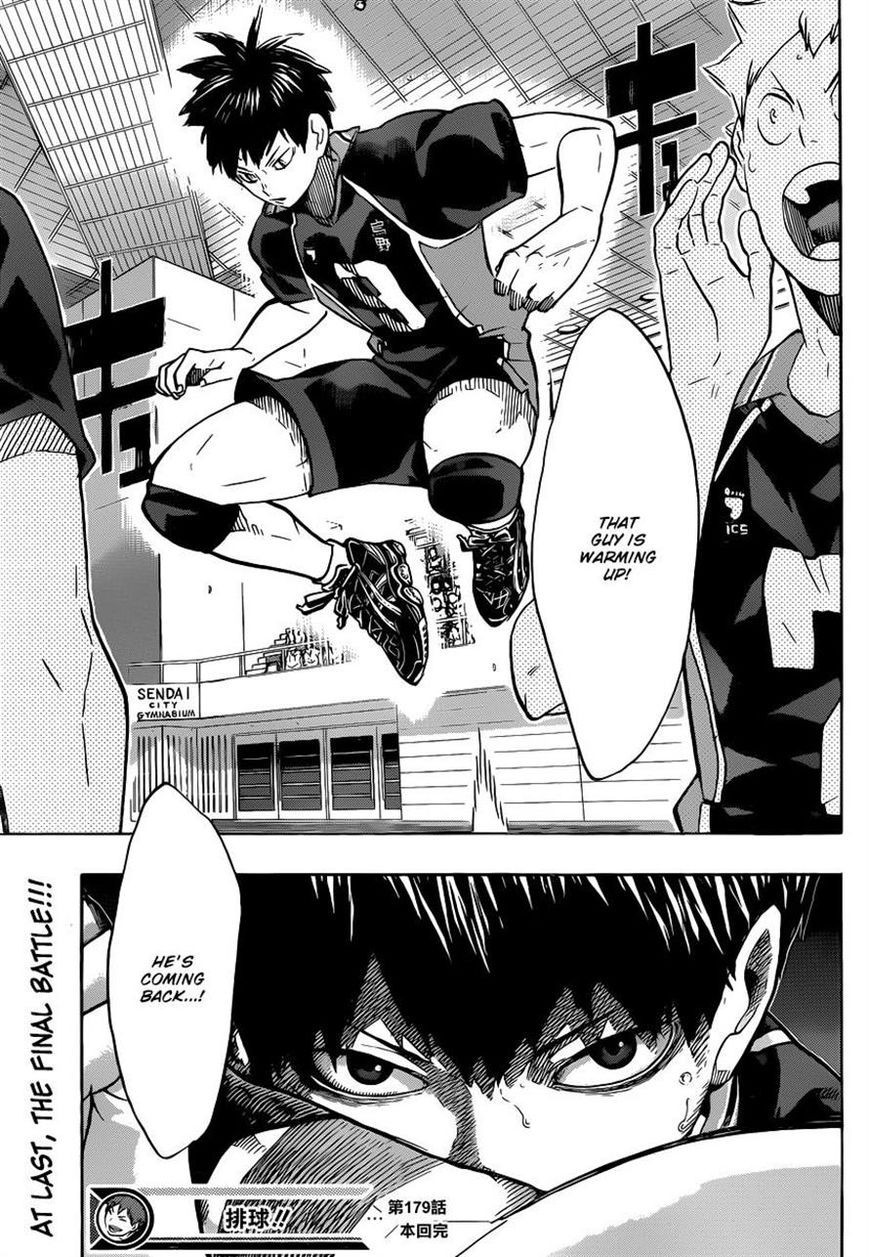 Haikyuu!! chapter 179 page 16