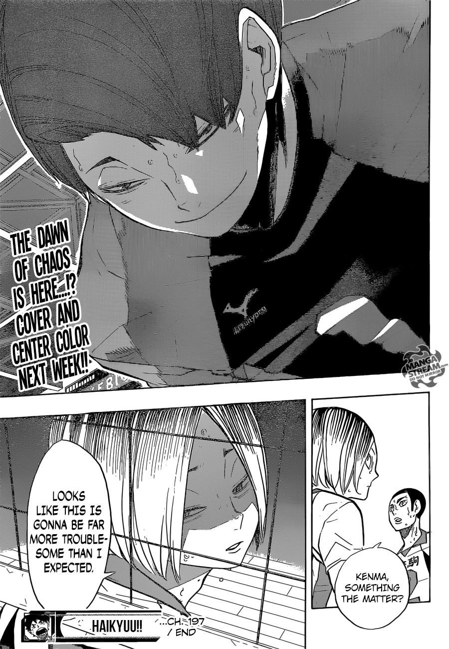 Haikyuu!! chapter 197 page 19