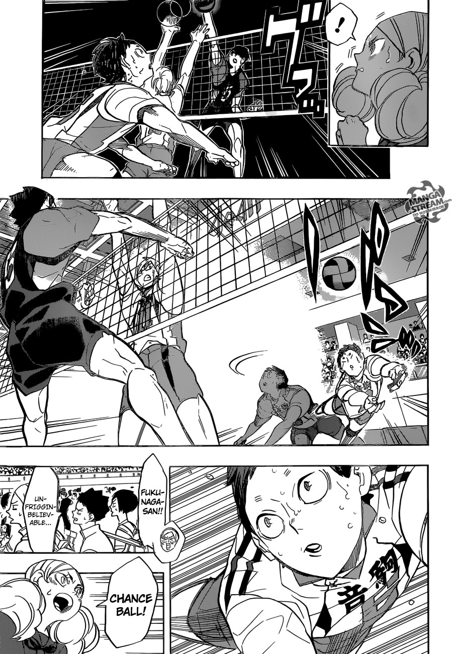 Haikyuu!! chapter 205 page 8