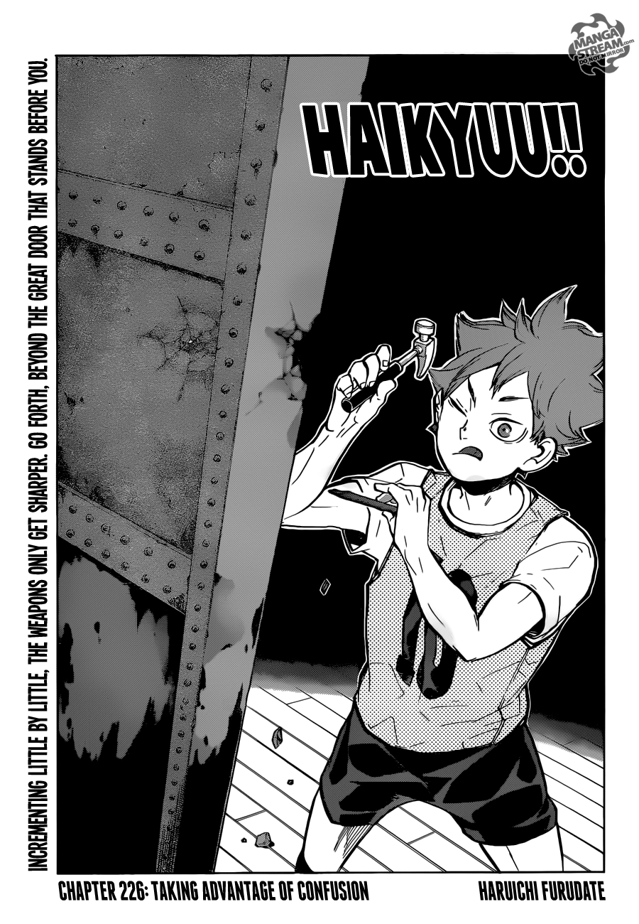 Haikyuu!! chapter 226 page 1