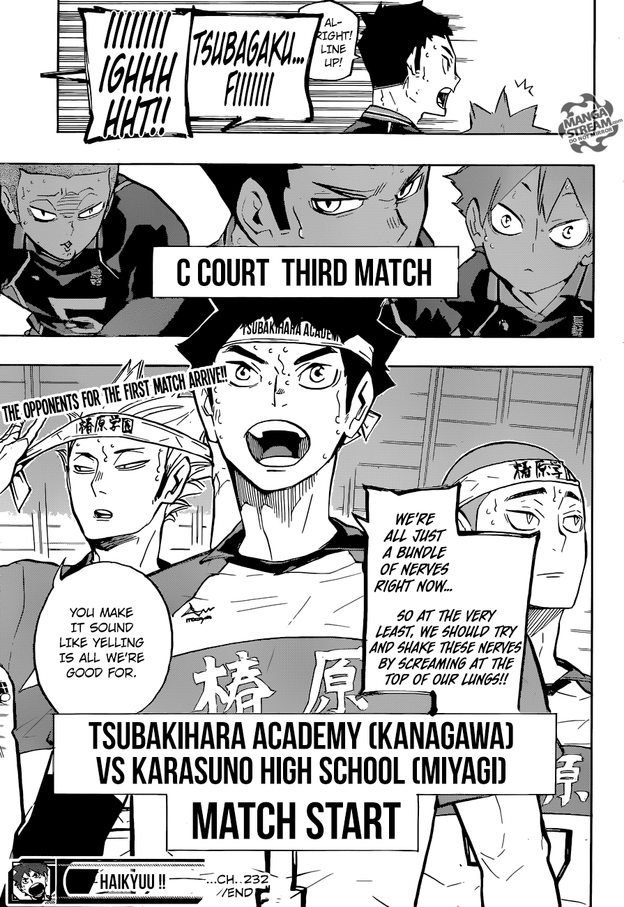Haikyuu!! chapter 232 page 18