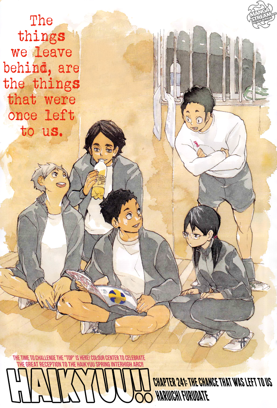 Haikyuu!! chapter 241 page 1