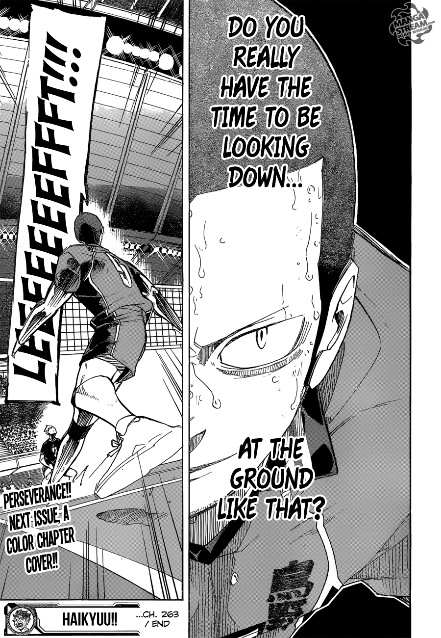 Haikyuu!! chapter 263 page 20