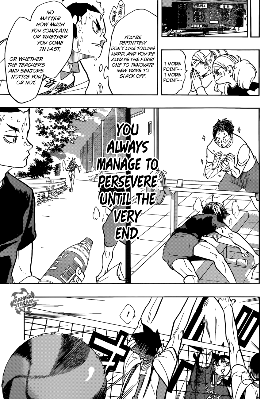 Haikyuu!! chapter 268 page 17