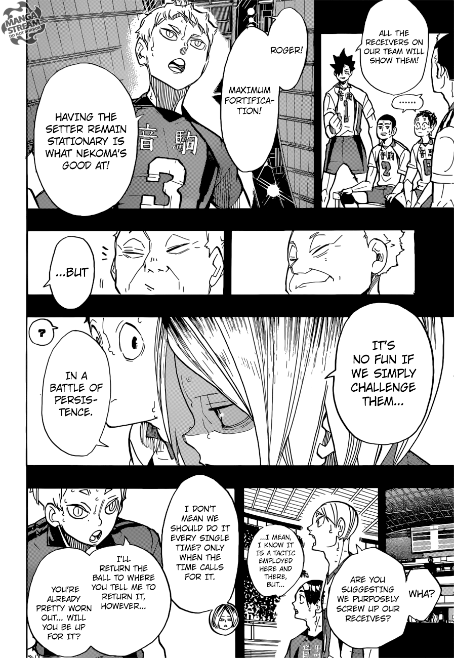 Haikyuu!! chapter 268 page 4