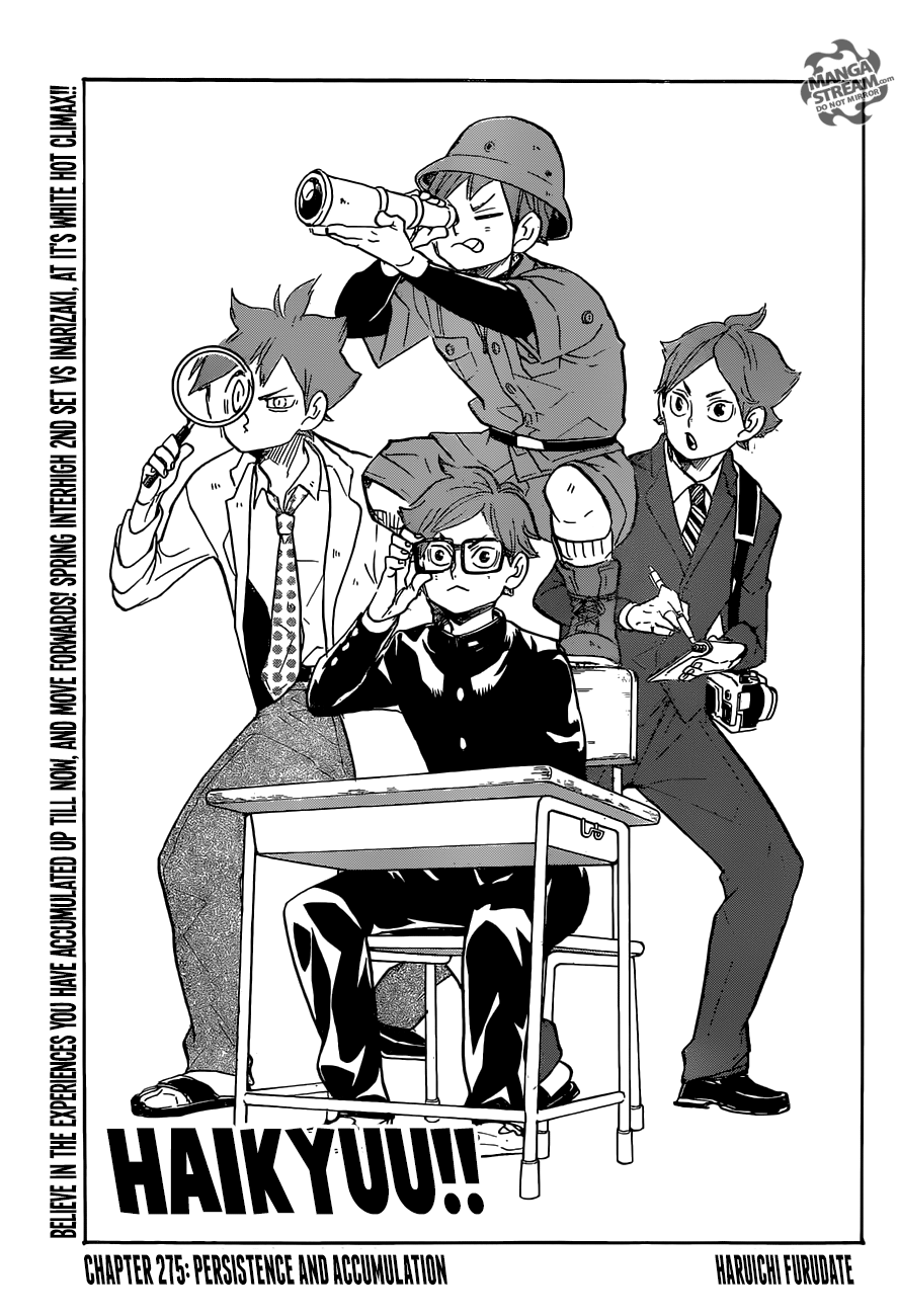 Haikyuu!! chapter 275 page 1