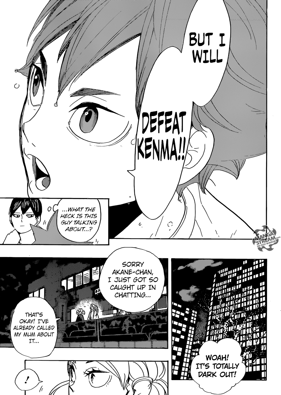 Haikyuu!! chapter 292 page 18