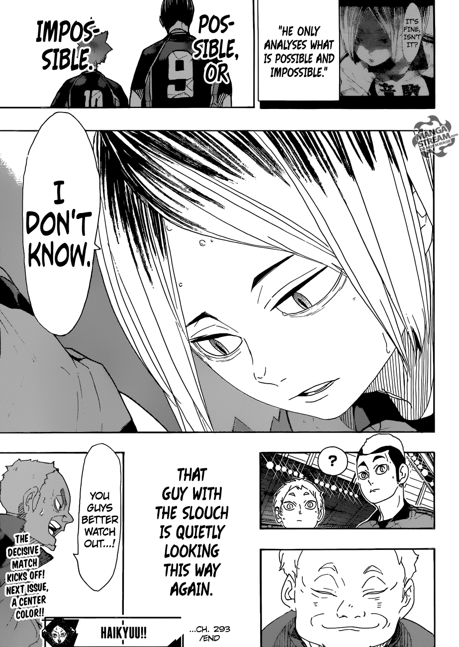 Haikyuu!! chapter 293 page 19