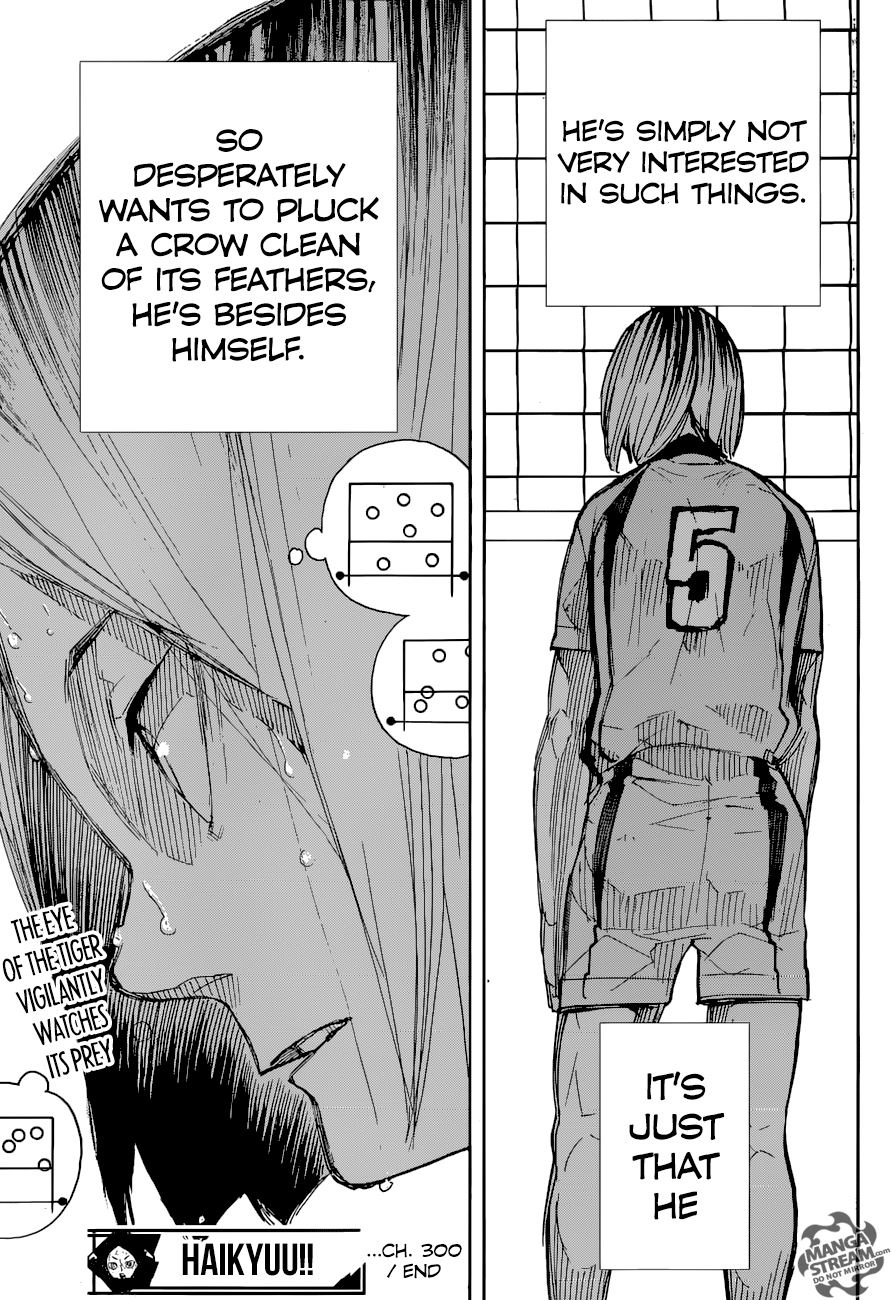 Haikyuu!! chapter 300 page 18