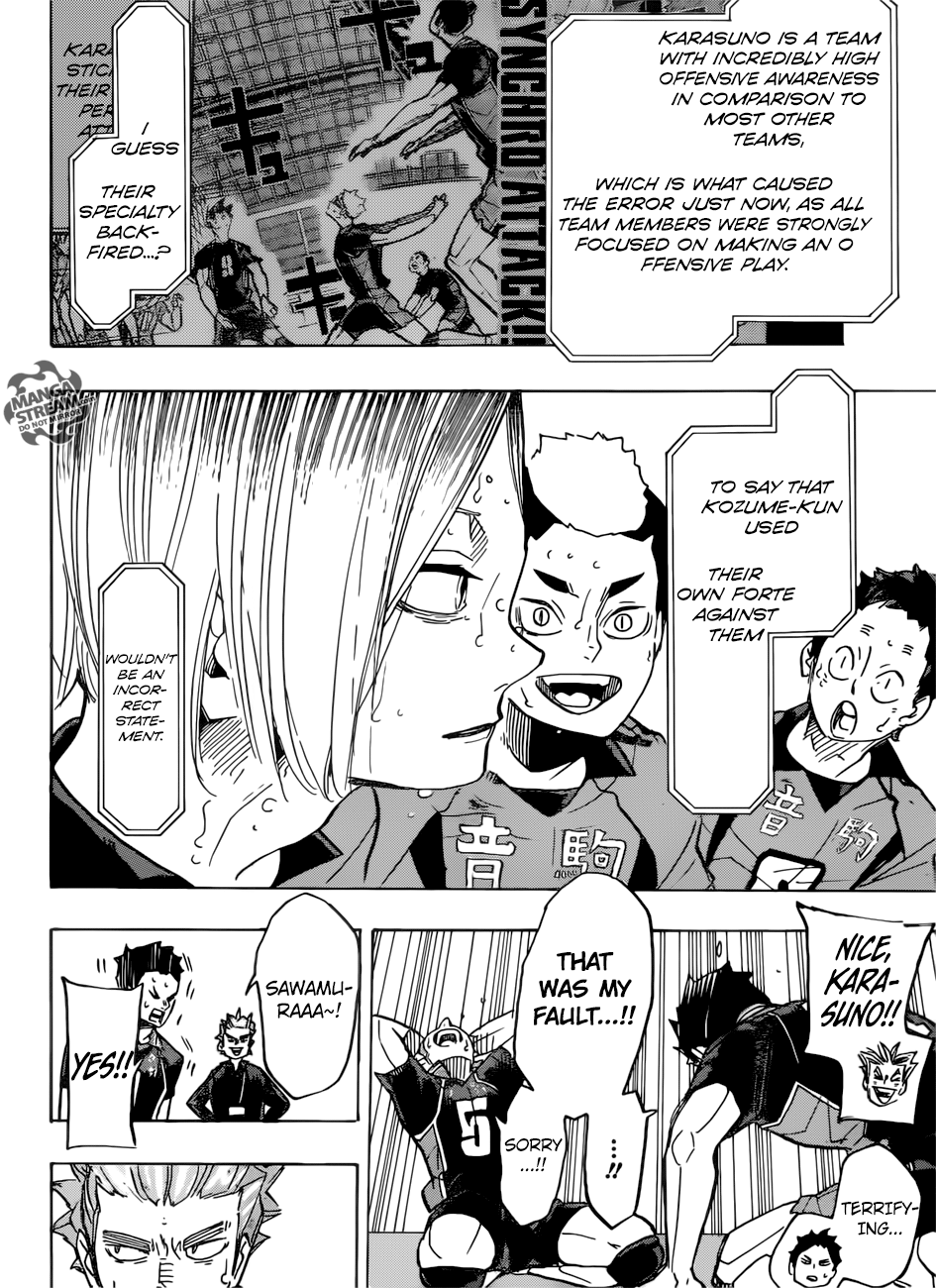 Haikyuu!! chapter 304 page 18