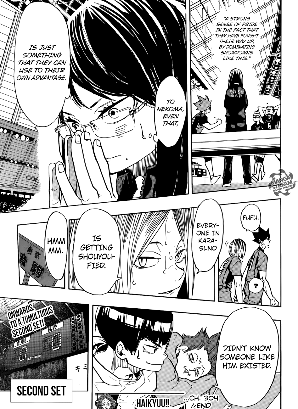 Haikyuu!! chapter 304 page 19