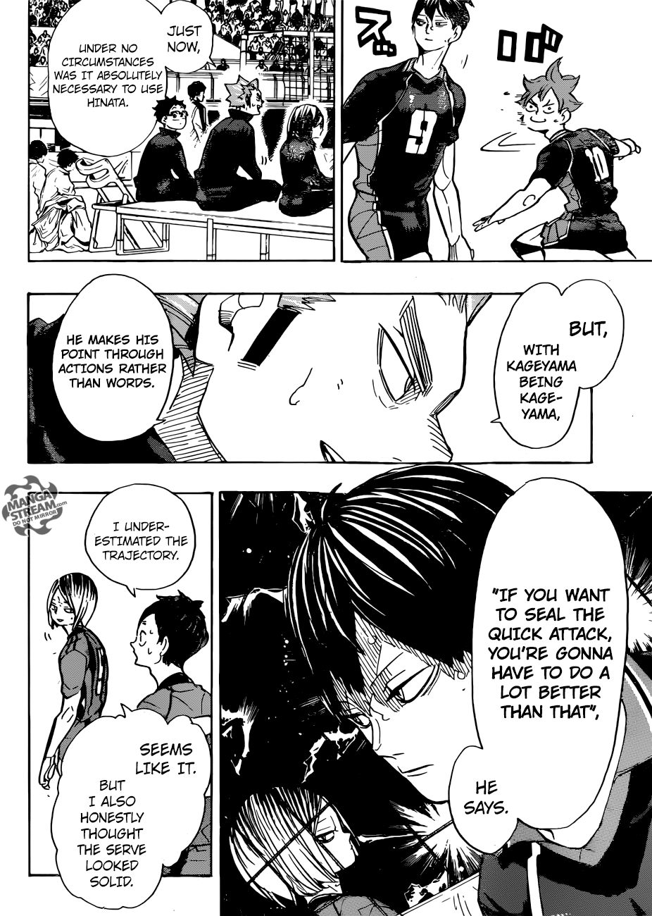 Haikyuu!! chapter 305 page 17