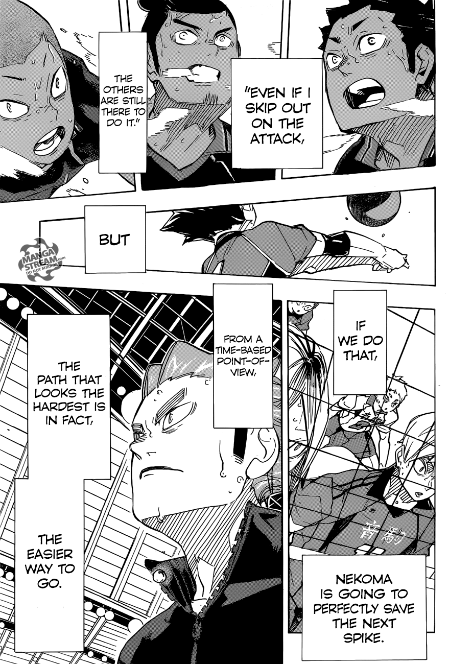 Haikyuu!! chapter 308 page 4