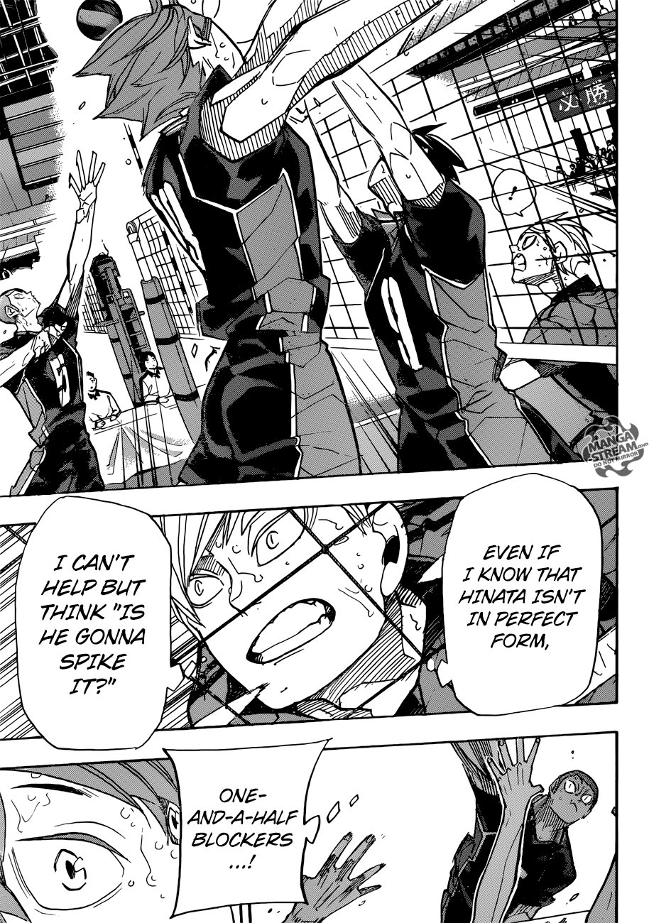 Haikyuu!! chapter 313 page 15