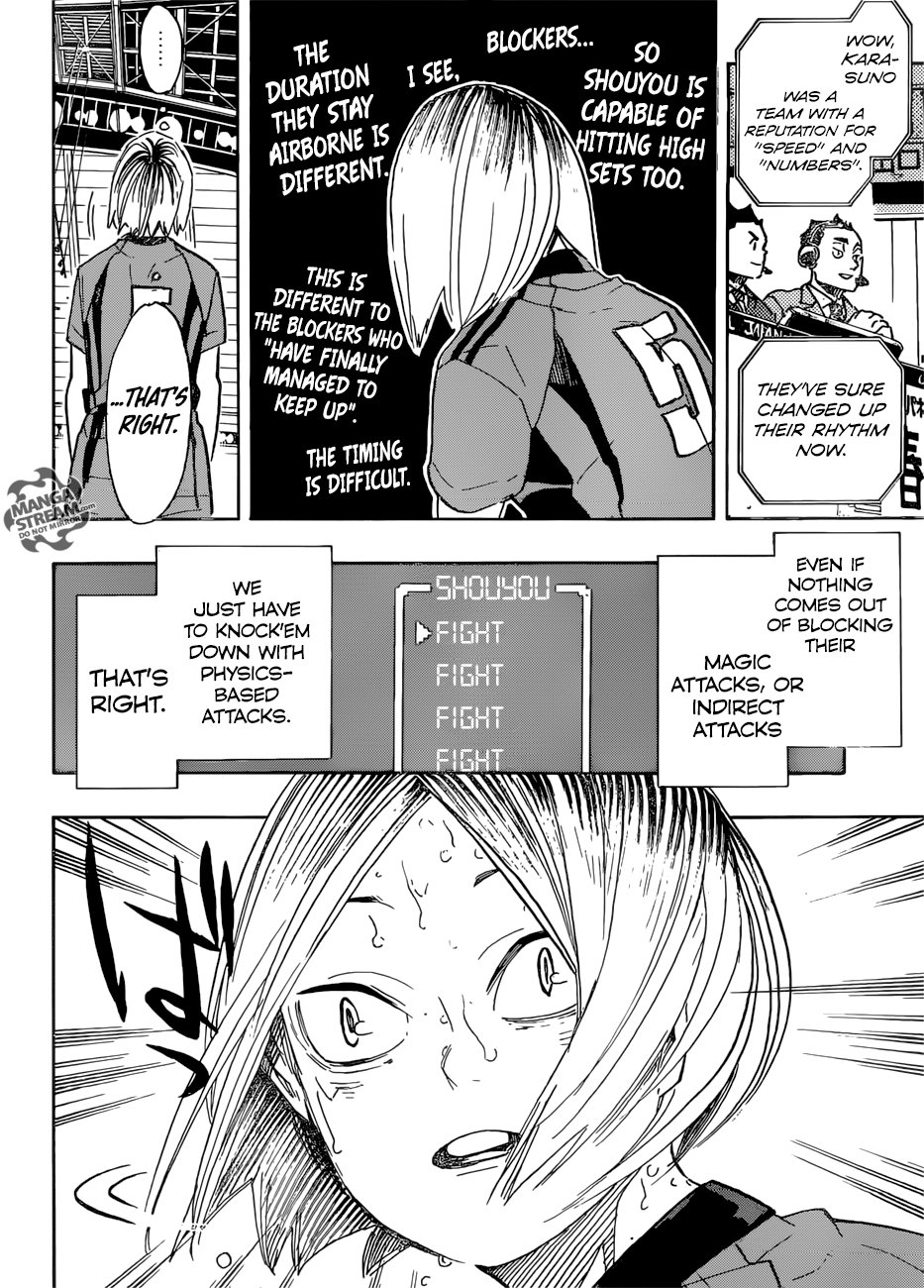 Haikyuu!! chapter 315 page 15