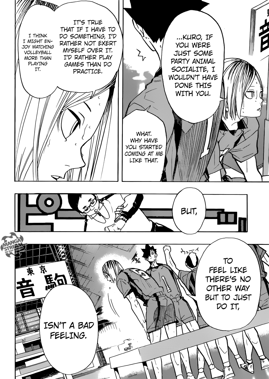 Haikyuu!! chapter 318 page 17