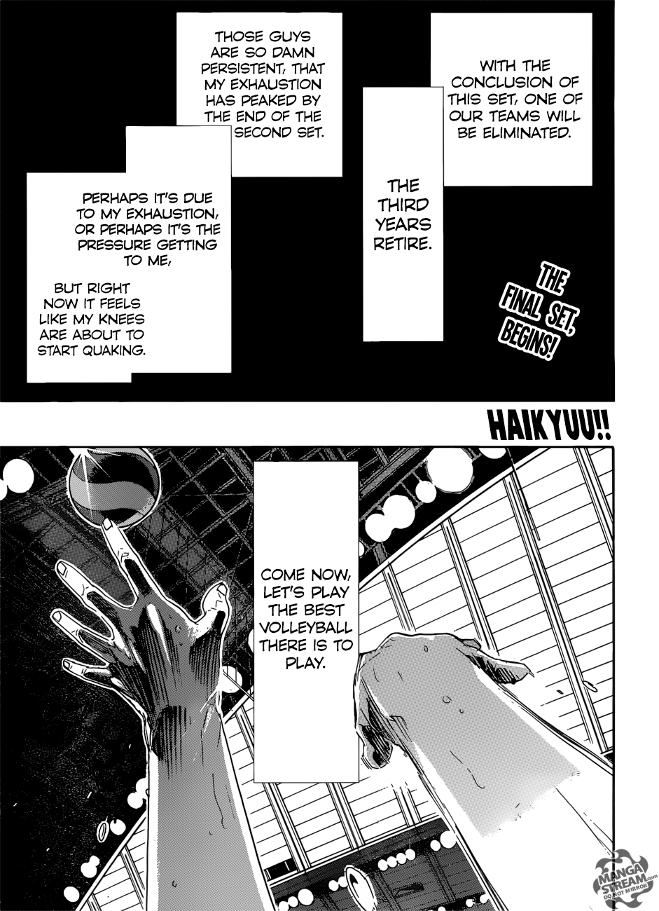 Haikyuu!! chapter 319 page 1