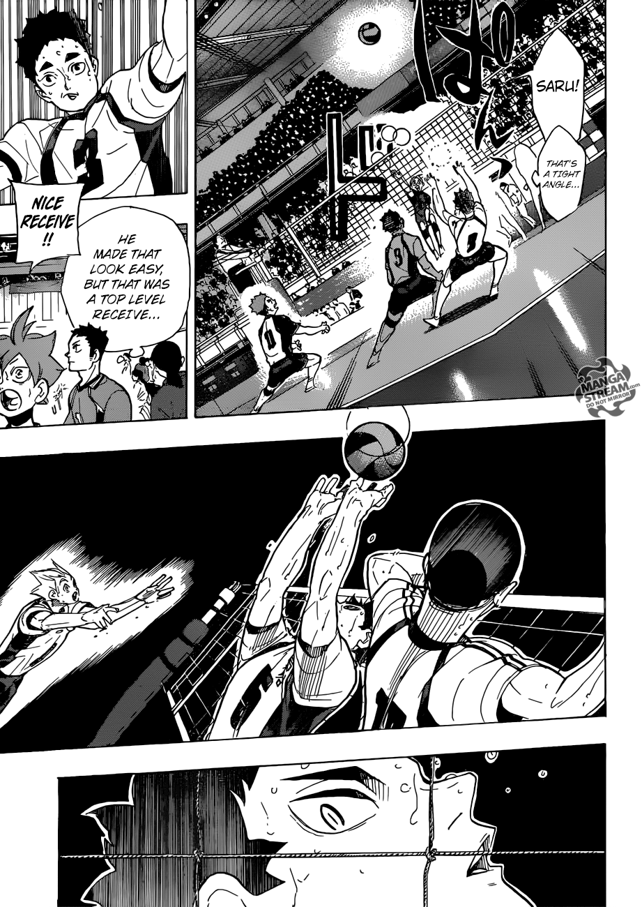 Haikyuu!! chapter 330 page 17