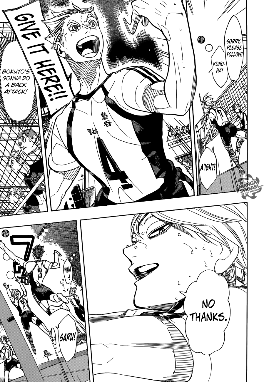 Haikyuu!! chapter 333 page 8