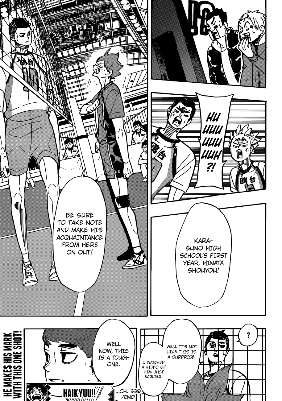 Haikyuu!! chapter 339 page 18