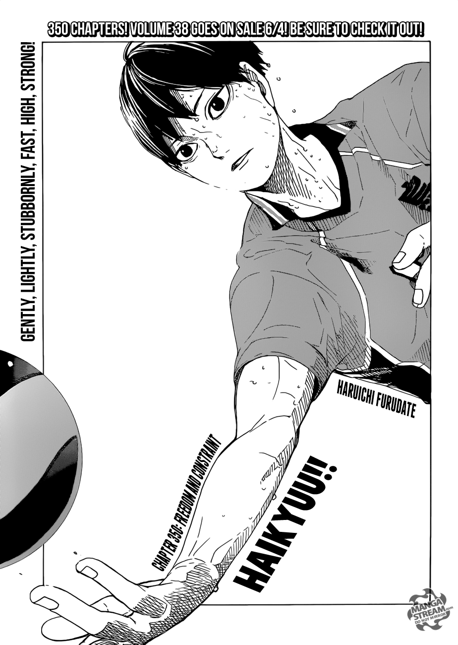 Haikyuu!! chapter 350 page 1