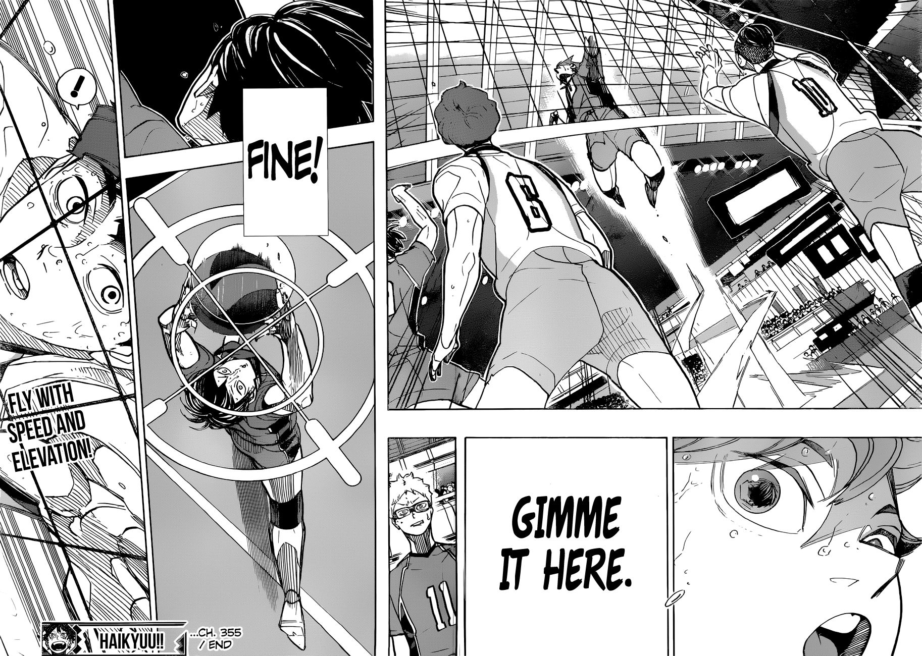 Haikyuu!! chapter 355 page 17