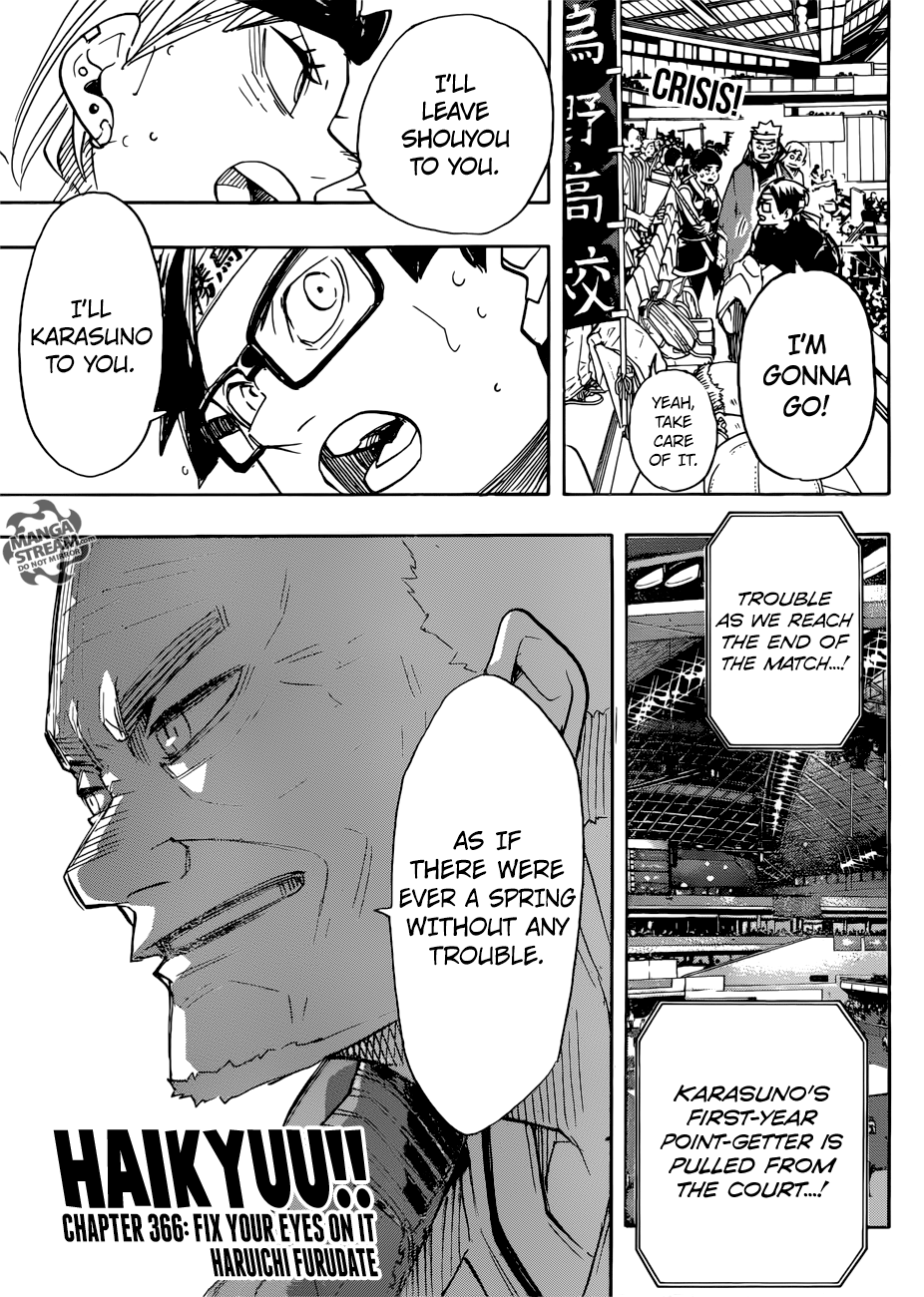 Haikyuu!! chapter 366 page 1