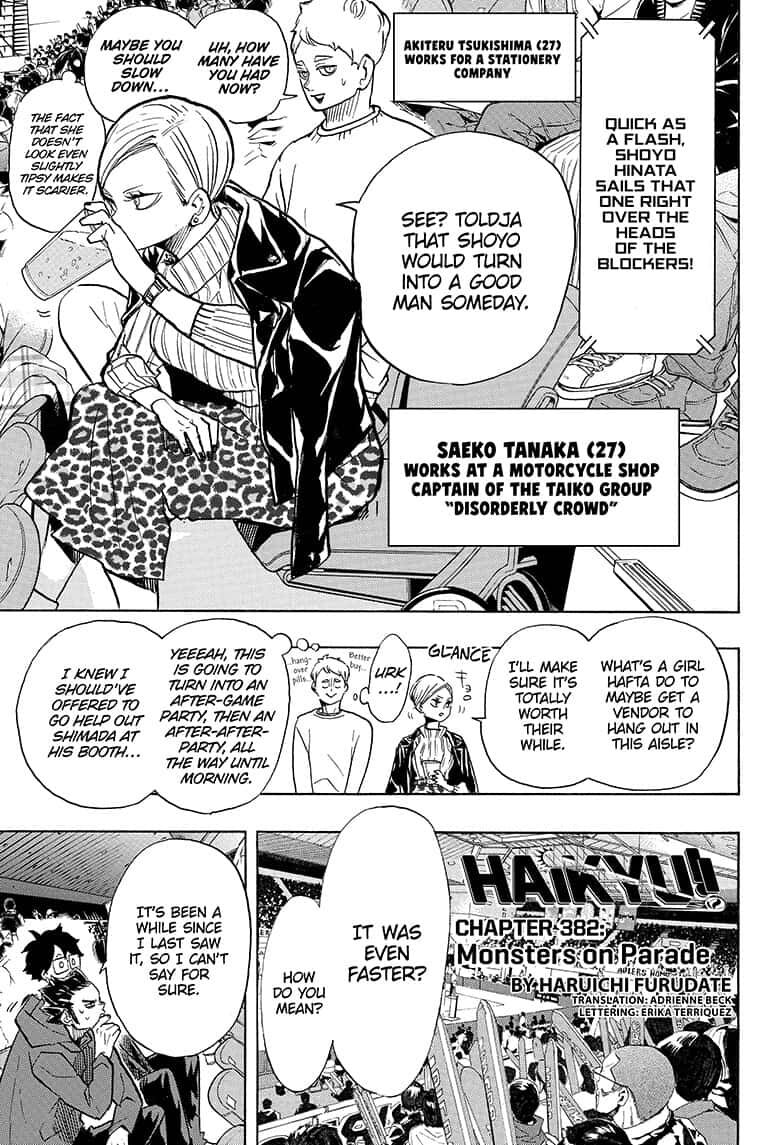 Haikyuu!! chapter 382 page 1