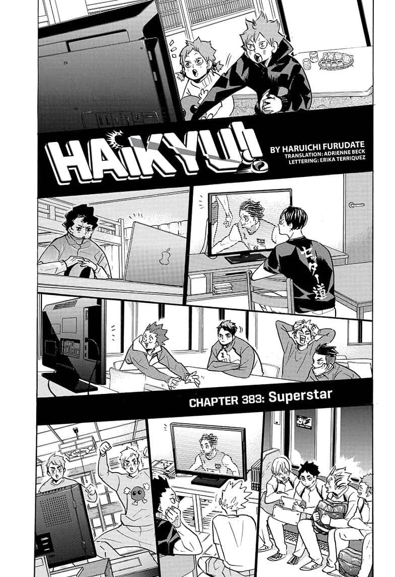 Haikyuu!! chapter 383 page 1