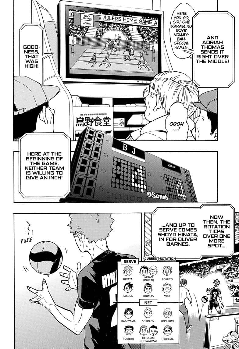 Haikyuu!! chapter 383 page 2