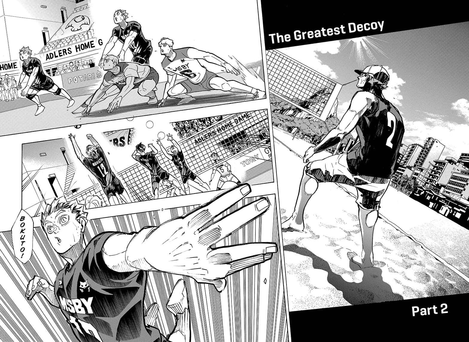 Haikyuu!! chapter 384 page 2
