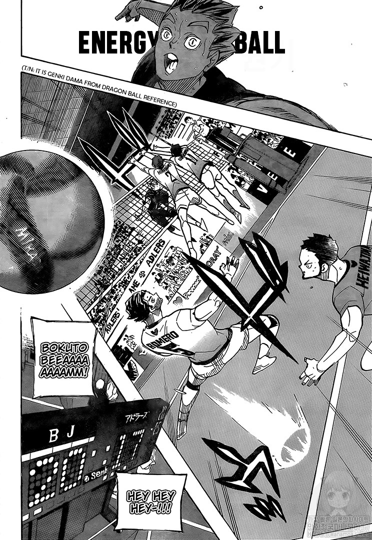 Haikyuu!! chapter 393 page 2