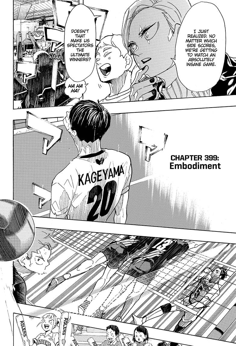 Haikyuu!! chapter 399 page 4